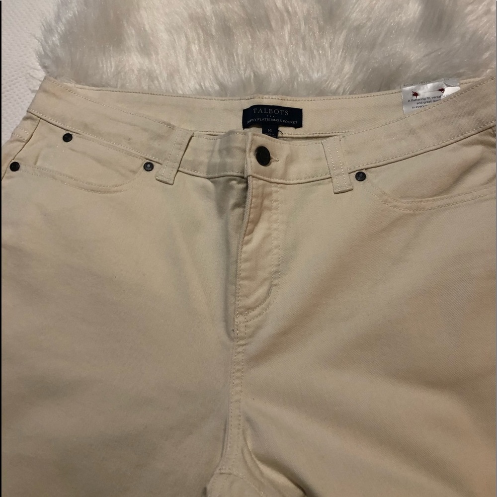 Women Talbots Simply Flattering 5-Pocket Capris